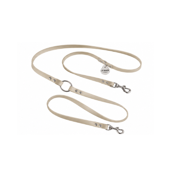 La laisse multipositions beige