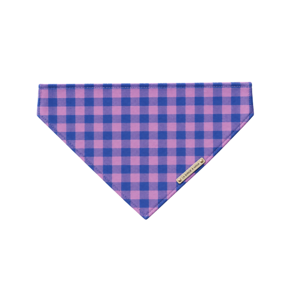 Le bandana à rayures figue