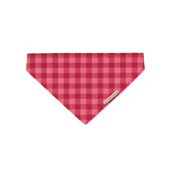 Le bandana vichy fuchsia